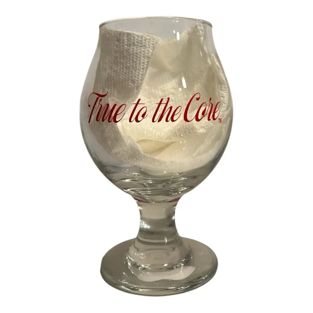 Noble Hard Cider Clear Goblet Glass 